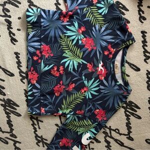 Hollister Navy Floral Sweatshirt